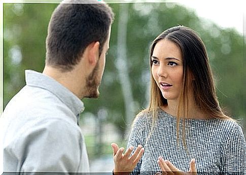 Woman will talk about feelings with man