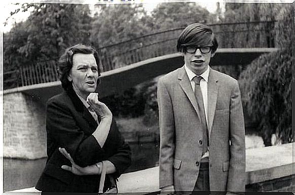 Stephen Hawking as a young man