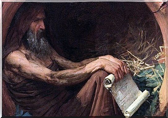 Diogenes is an example of cynicism