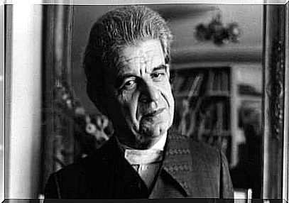 Black and white image of Lacan