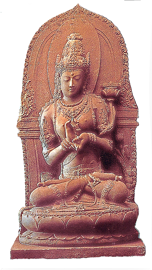 Statue of goddess symbolizes the Heart Sutra