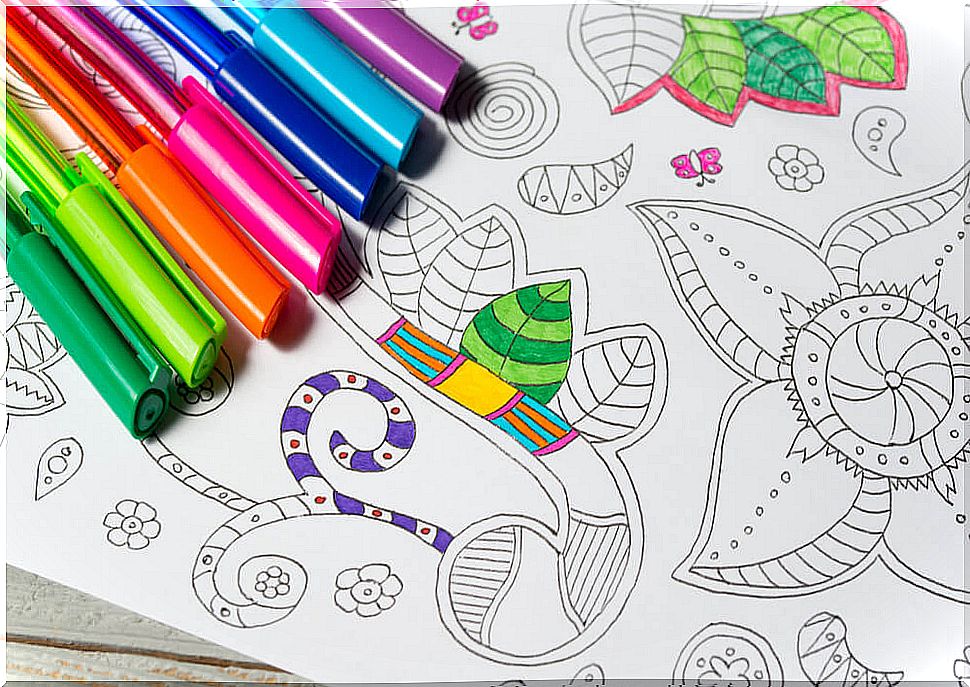 Markers to color mandalas