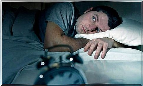 Man with one of those types of insomnia